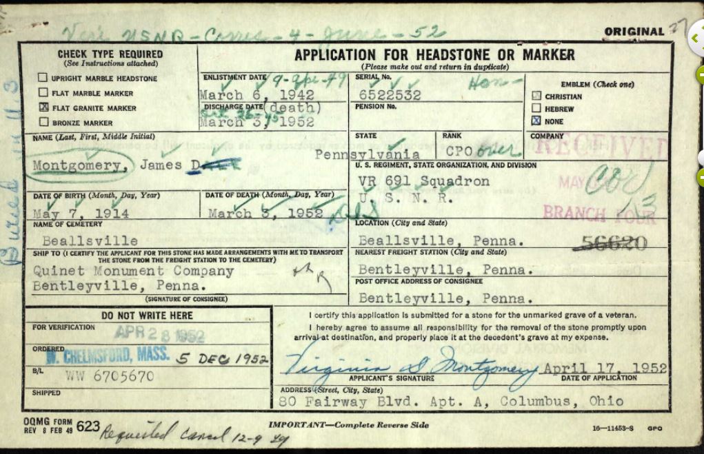 tombstone application